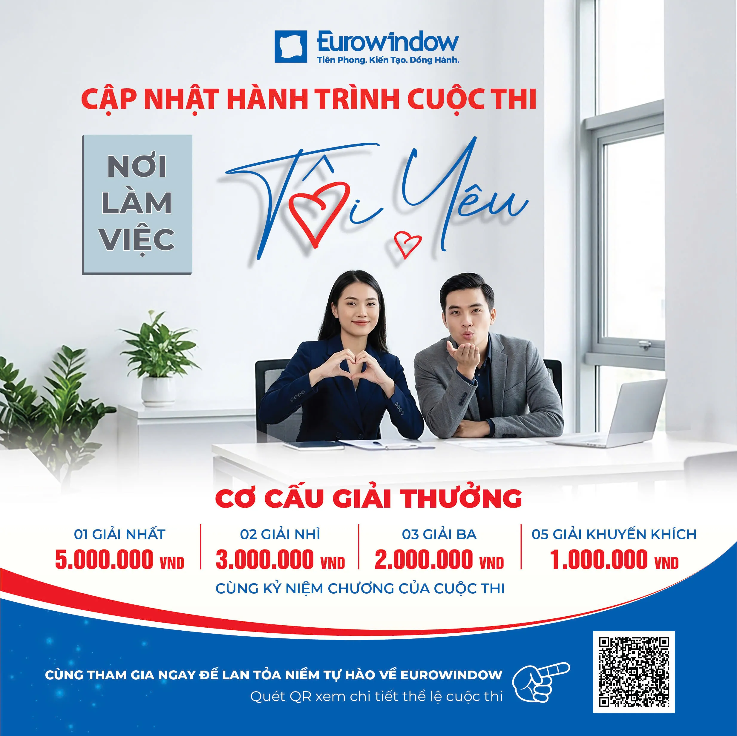 Cập nhật cuộc thi "Eurowindow – Nơi làm việc tôi yêu": 16 câu chuyện đầu tiên và lời mời gọi tiếp nối hành trình