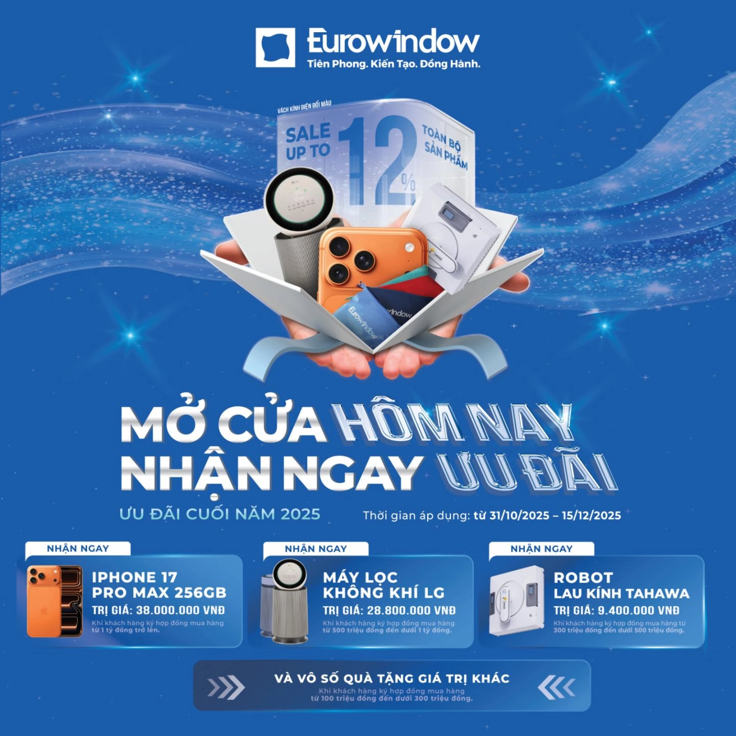 Thể lệ chương trình khuyến mãi: "Mở của hôm nay - Nhận ngay ưu đãi"